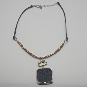 Silpada 925 Sterling Silver Copper Bead Necklace